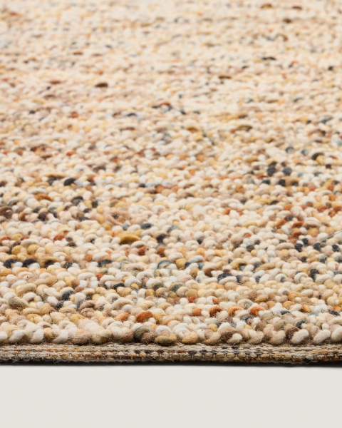 Picture of Tapet Elanis prej leshi bouclé shumëngjyrësh, 200 × 300 cm